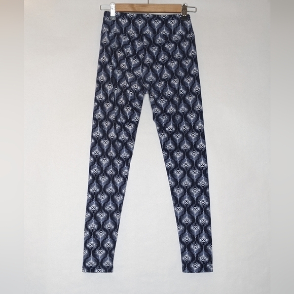 LuLaRoe Peacock Leggings - Picture 6 of 7
